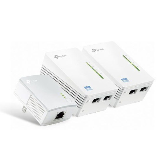 TP-Link TL-WPA4220TKIT, AV600 Wi-Fi Powerline Extender (3-pack)
