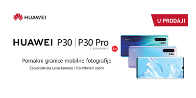 Huawei P30 - u prodaji!