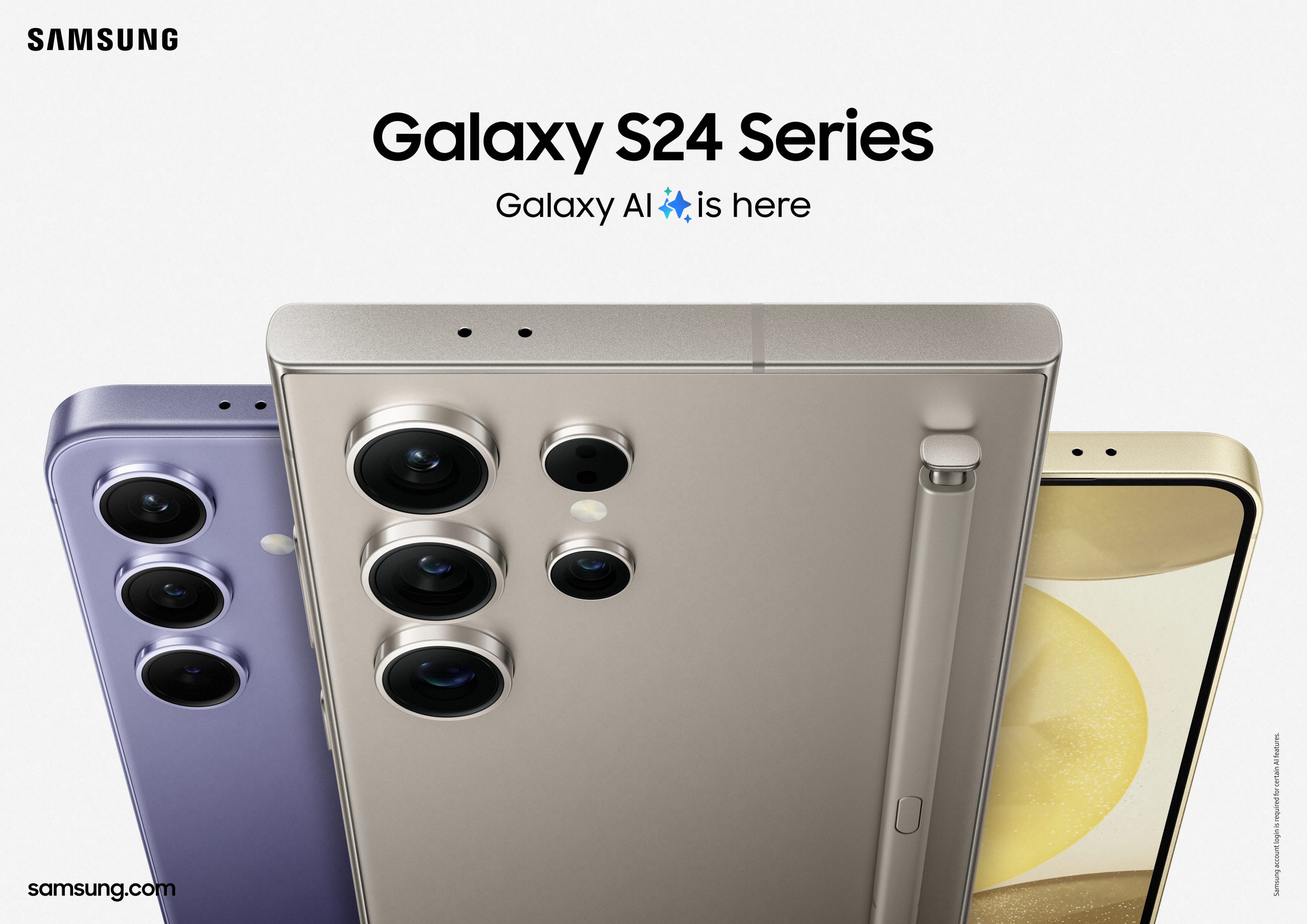 Novo u ponudi. Samsung Galaxy S24 serija.