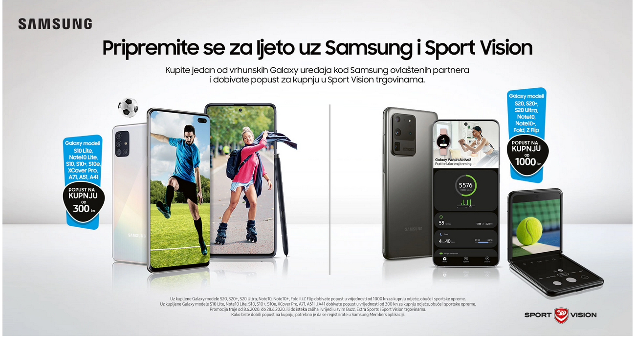 Pripremite se za ljeto uz Samsung i Sport Vision