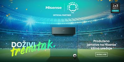 Hisense klima uređaji - 2+3 godine jamstva