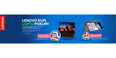 Poklon lopta uz Lenovo laptop