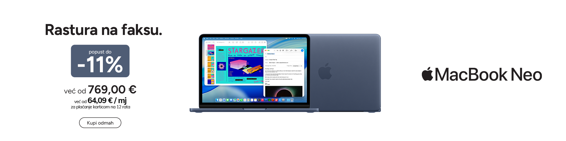 MacBook Neo - BTS