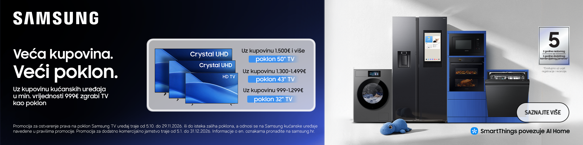 Samsung - Veća kupovina. Veći poklon.