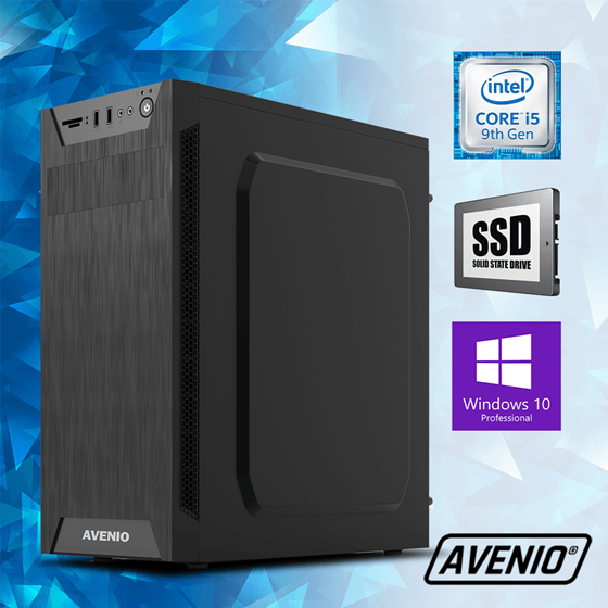Avenio ProOffice Intel Core i5 9400 2.90GHz 8GB 256GB SSD DVDRW W10P Intel UHD Graphics 630  P/N: 02241606