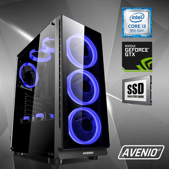 Avenio TopGamerXT Intel Core i3 9100F 3.60GHz 16GB 512GB SSD FreeDOS nVidia GeForce GTX 1650 SUPER 4GB GDDR6 P/N: 02241825