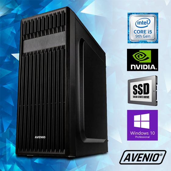 Avenio ProOffice Intel Core i5 9400F 2.90GHz 8GB 512GB SSD DVDRW W10P nVidia GeForce GT710 P/N: 02241848