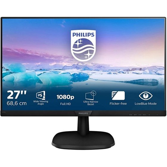 Monitor Phillips 273V7QDAB/00 V-Line P/N: 273V7QDAB 