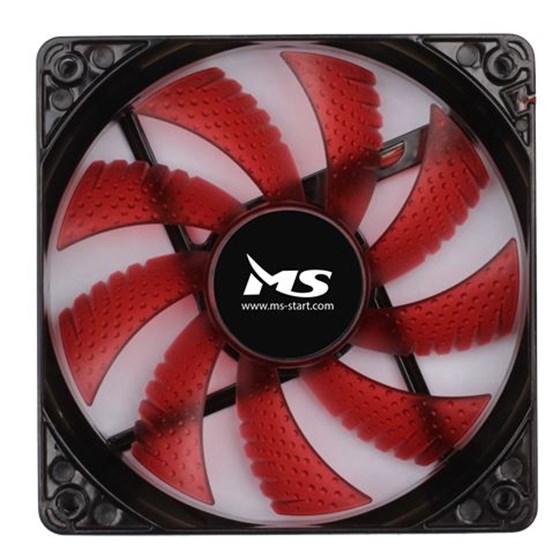 Ventilator MS Industrial PC COOL 12cm crveni P/N: 0151208