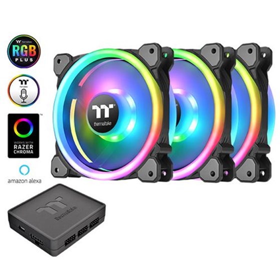 Hladnjak Thermaltake Pure Plus 12 RGB, 3 Pack P/N: CL-F072-PL12SW-A 