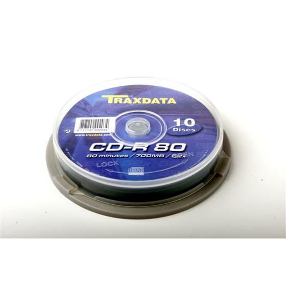 Medij Traxdata CD-R 700MB 80min 52x Spindle 10 kom P/N: 0230525 