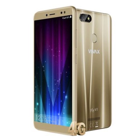 Smartphone Vivax Smart Fly V1 Zlatni MT6737 Quad Core 1.25GHz 3GB 32GB 5.47" Android 8.0 3G 4G WiFi Bluetooth 4.0 P/N: 02352684