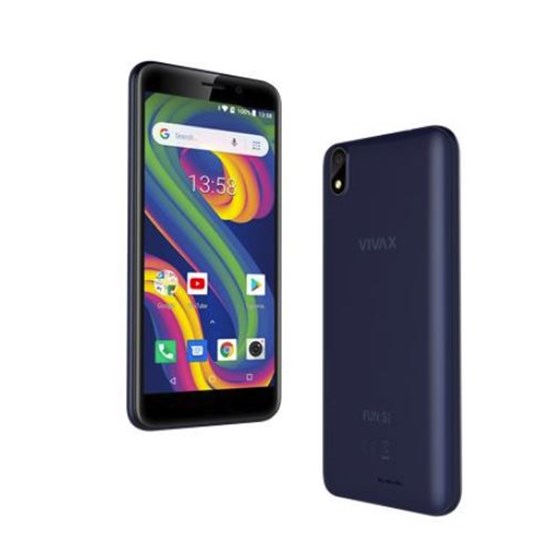 Smartphone Vivax Fun S1 Blue SC7731E Quad Core 1.30GHz 1GB 8GB 4,95" Android Go 3G WiFi Bluetooth Dual Sim P/N: 02352754