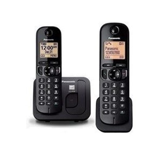 Telefon Panasonic bežični crni TwinPack P/N: KX-TGC212FXB 