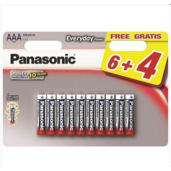 Baterije Panasonic AAA LR03EPS/10BW 6+4F P/N: 02390897 