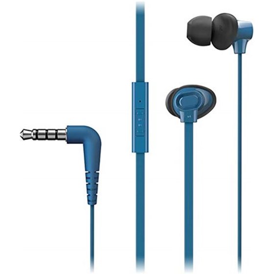 PANASONIC slušalice RP-TCM130E-A plave, in ear, mikrofon