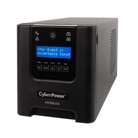 UPS CyberPower PR750ELCD 750VA/675W LINE-INT P/N: PR750ELCD