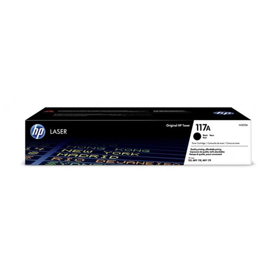 Toner HP Color LaserJet 117A Black P/N: W2070A