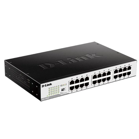 D-Link DGS-1024D/E, 24-Port Gigabit Unmanaged Desktop Switch