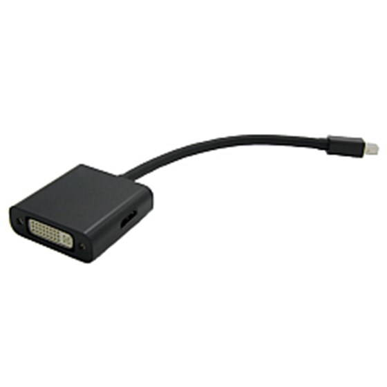 Adapter miniDisplayPort M na DP/DVI/HDMI F Roline P/N: 12.99.3150