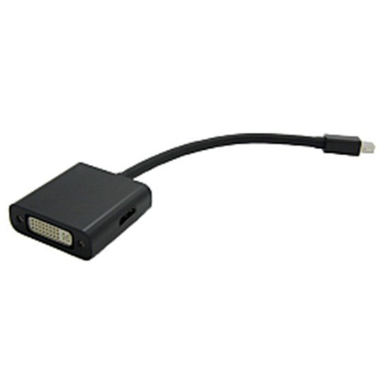 Adapter miniDisplayPort M na DP/DVI/HDMI F Roline P/N: 12.99.3150 
