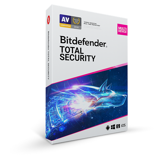 Bitdefender Total Security za 10 uređaja u trajanju od 1 godine