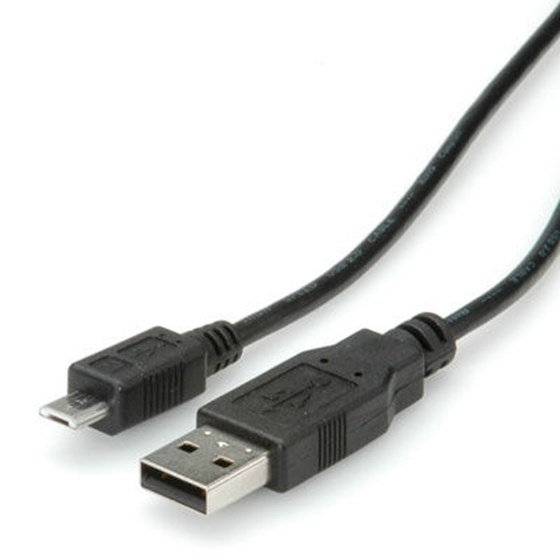 Kabel USB 2.0 Type-A M - USB micro-B M 1.8m Roline P/N: 11.02.8752 