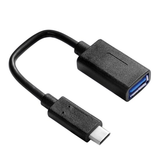 Kabel USB Type-C M - USB 3.1 Type-A F OTG 0.15m Roline P/N: 11.99.9030 