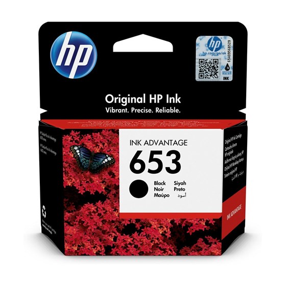 Tinta HP 653 Black P/N: 3YM75AE