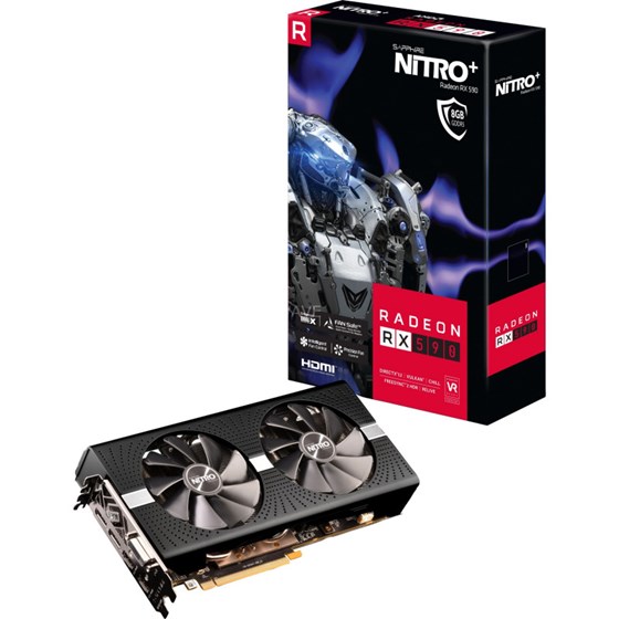 Grafička kartica VGA Sapphire RX 590 Nitro+ 8GB GDDR5 2xHDMI 1x DVI-D 2x DisplayPortP/N: 11289-05-20G