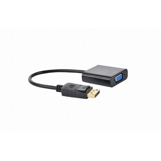 Adapter DisplayPort M - VGA F Gembird crni P/N: A-DPM-VGAF-02 