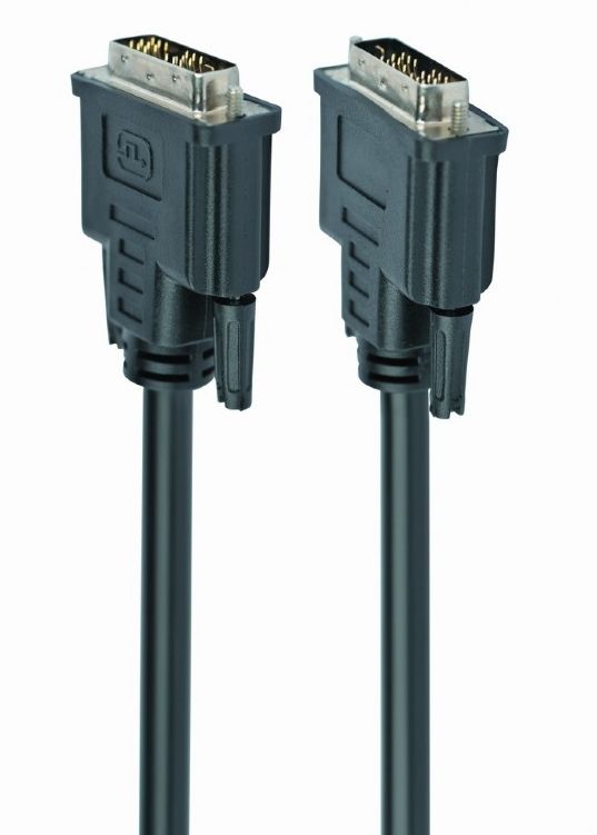 Kabel DVI-D - DVI-D 1.8m Gembird crni P/N: CC-DVI-BK-6