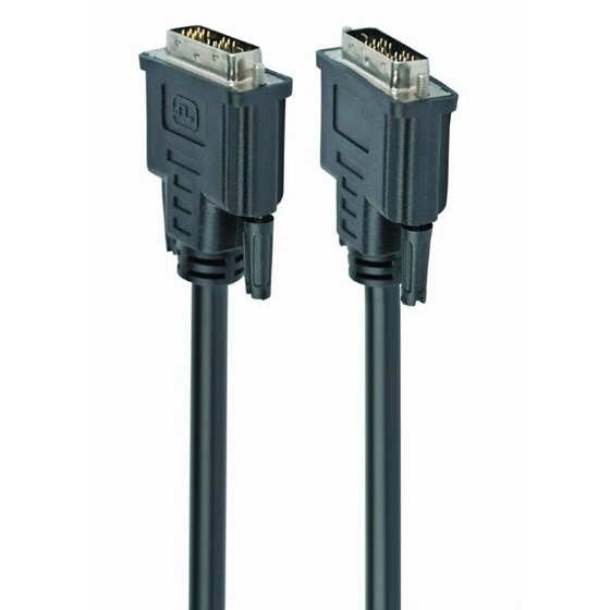 Kabel DVI-D - DVI-D 1.8m Gembird crni P/N: CC-DVI-BK-6 