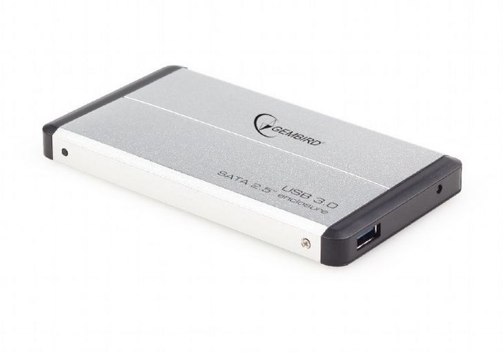 Eksterno kućište Gembird 2.5" SATA HDD/SSD USB 3.0 Srebrno P/N: EE2-U3S-2-S