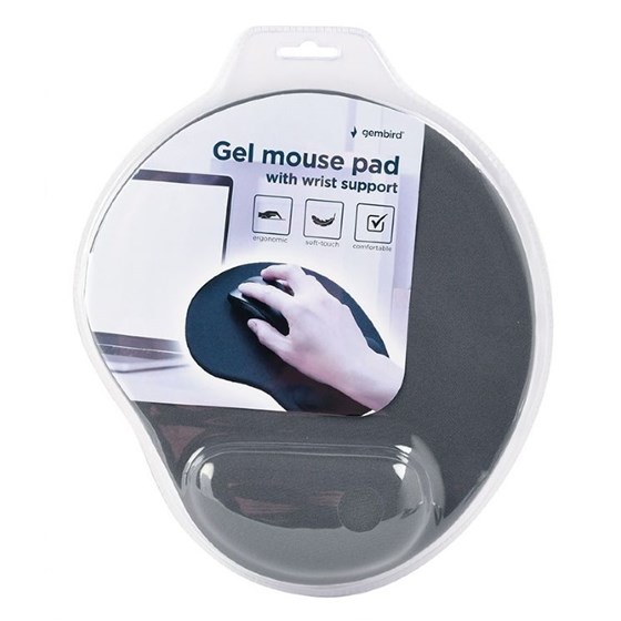 Podloga za miš Gembird Ergonomic sa gelom Siva P/N: MP-GEL-GR