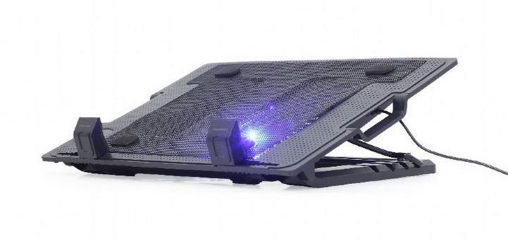 Stalak/hladnjak za laptop do 17" Gembird F17T, P/N: NBS-1F17T-01