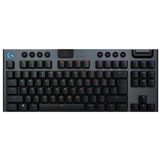 Tipkovnica Bežična Logitech G915 TKL, mehanička, tactile, crna P/N: 920-009503
