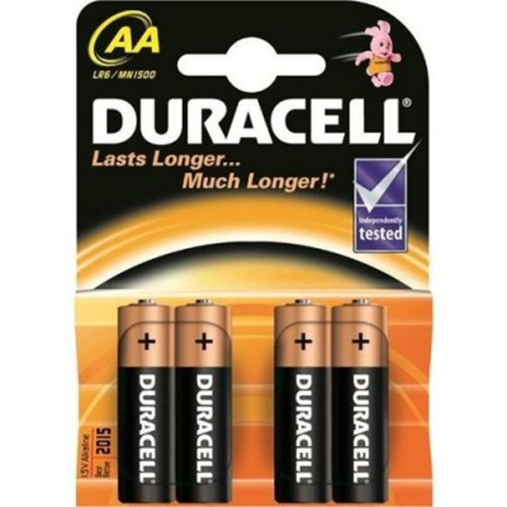 Baterije Duracell Alkaline Basic AA B4 P/N: 12401001 