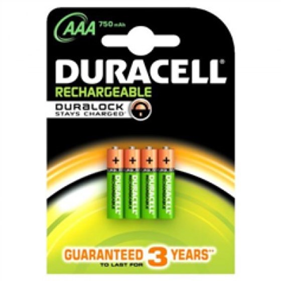 Baterije Duracell Alkaline Punjive Plus 750mAh AAA B4 P/N: 124010211