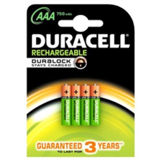Baterije Duracell Alkaline Punjive Plus 750mAh AAA B4 P/N: 124010211 