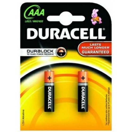 Baterije Duracell Alkaline Base AAA B2 P/N: 12401075