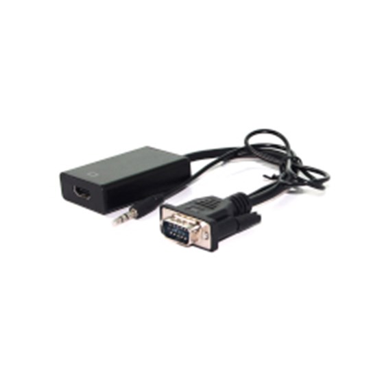 Adapter Roline VGA (M) + 3.5 mm audio[M] na HDMI A P/N:12.99.3117 