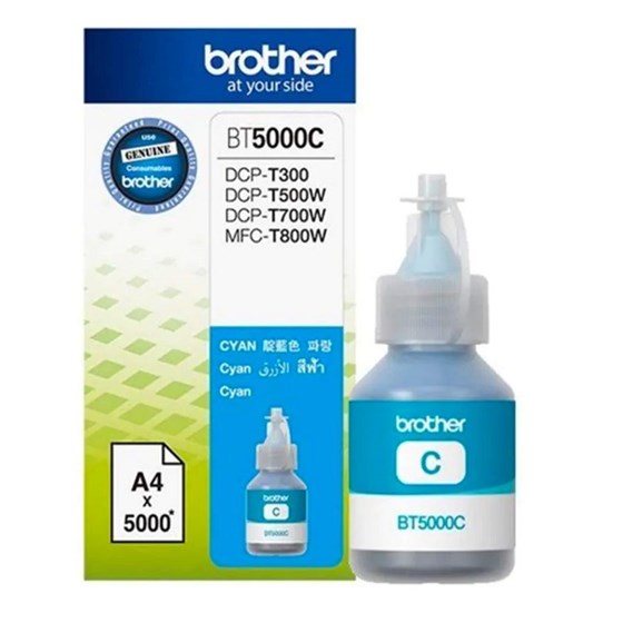 Tinta Brother BT5000C Cyan P/N: BT5000C 