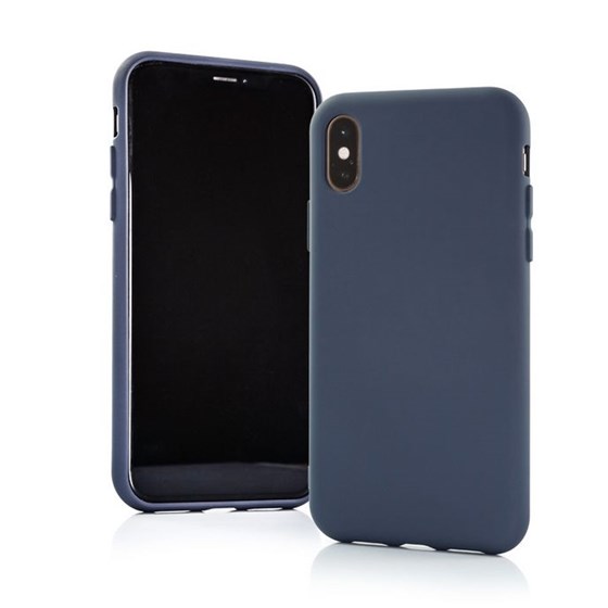 Maska BACK CASE Silicon Xiaomi Redmi Note 10/ Note 10S dark blue (ČIŠĆENJE ZALIHA)