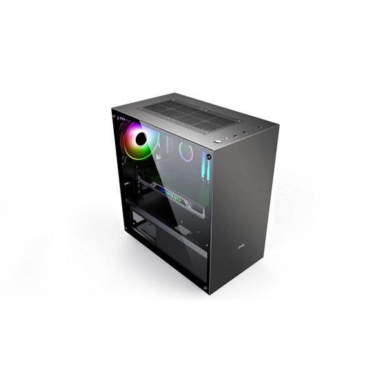 Kućište MS Fighter S300, Midi tower, bez napajanja, mATX, Crno