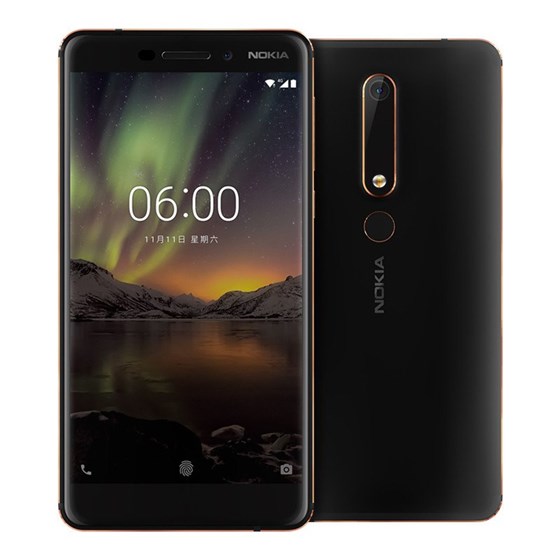 Smartphone Nokia 6 2018 Crni Snapdragon 630 Octa-core 2.2 GHz 3GB 32GB 5.5" Android 8.1 3G 4G WiFi Bluetooth 5.0 NFC P/N: 150531