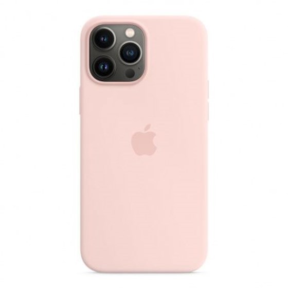 Apple iPhone 13 Pro Max Silicone Case with MagSafe Chalk Pink