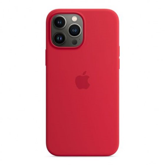 Apple iPhone 13 Pro Max Silicone Case with MagSafe (PRODUCT)RED