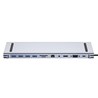 Port Replicator Moye Connect Multiport X11 series PowerDelivery 87W, 1x USB-Type C, 1x USB 3.0, 3x USB 2.0, 1x RJ45, 1x HDMI, 1x VGA, 1x 3.5mm, SD/TF reader P/N: 8605042604029