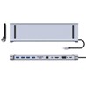Port Replicator Moye Connect Multiport X11 series PowerDelivery 87W, 1x USB-Type C, 1x USB 3.0, 3x USB 2.0, 1x RJ45, 1x HDMI, 1x VGA, 1x 3.5mm, SD/TF reader P/N: 8605042604029